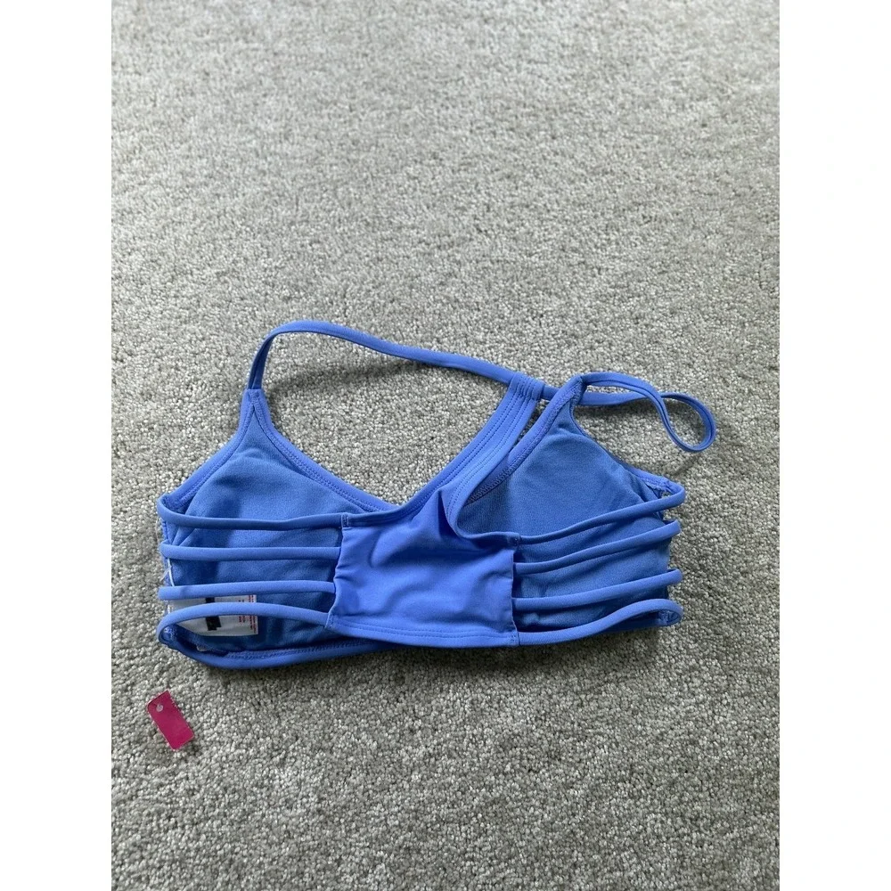 Xhilaration Swimwear Women's Blue Medium Nylon‎ Spandex Top